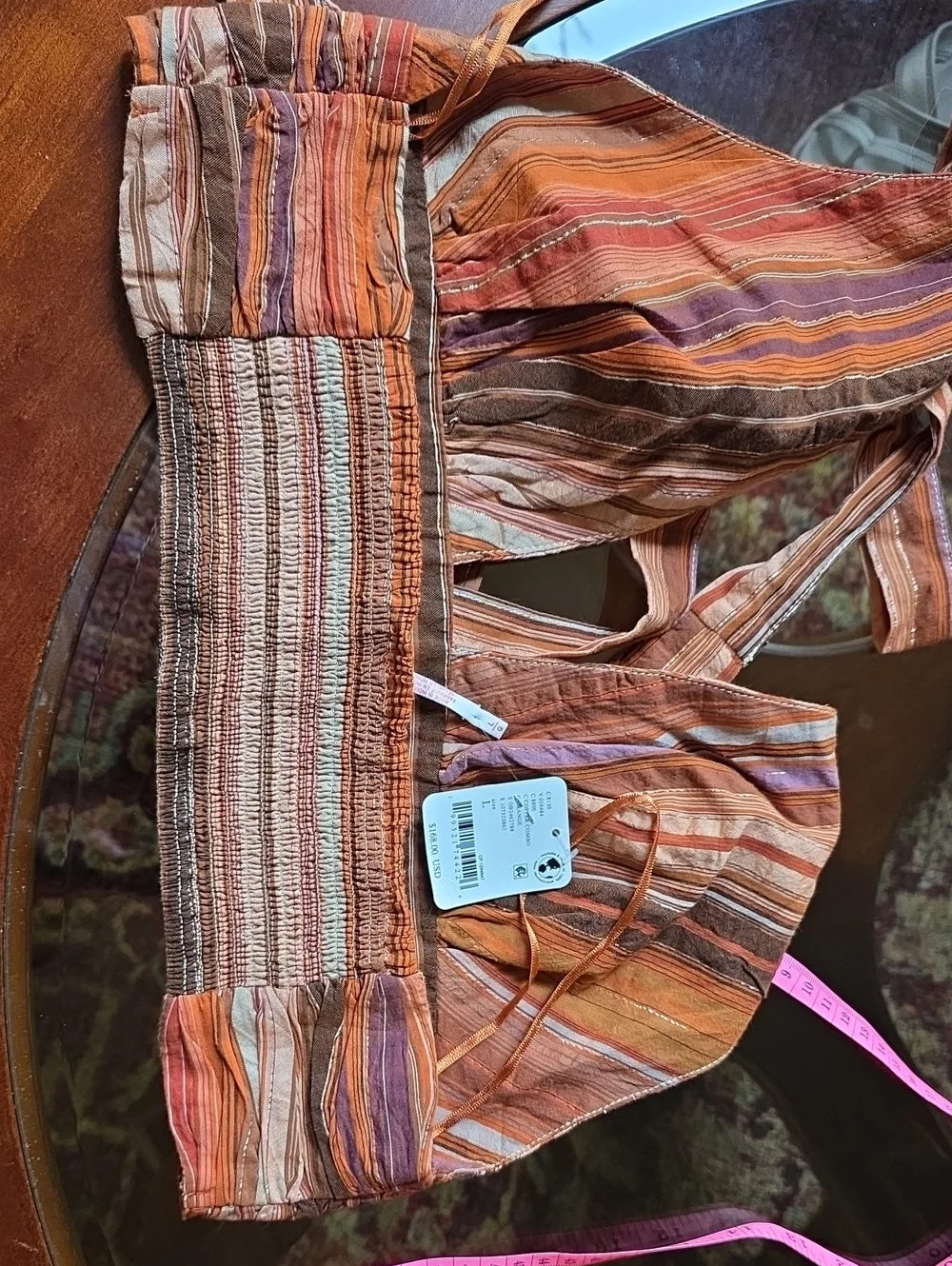 Free People Sedona Striped Halter & Midi Skirt Set NWT✨ Copper. Large.